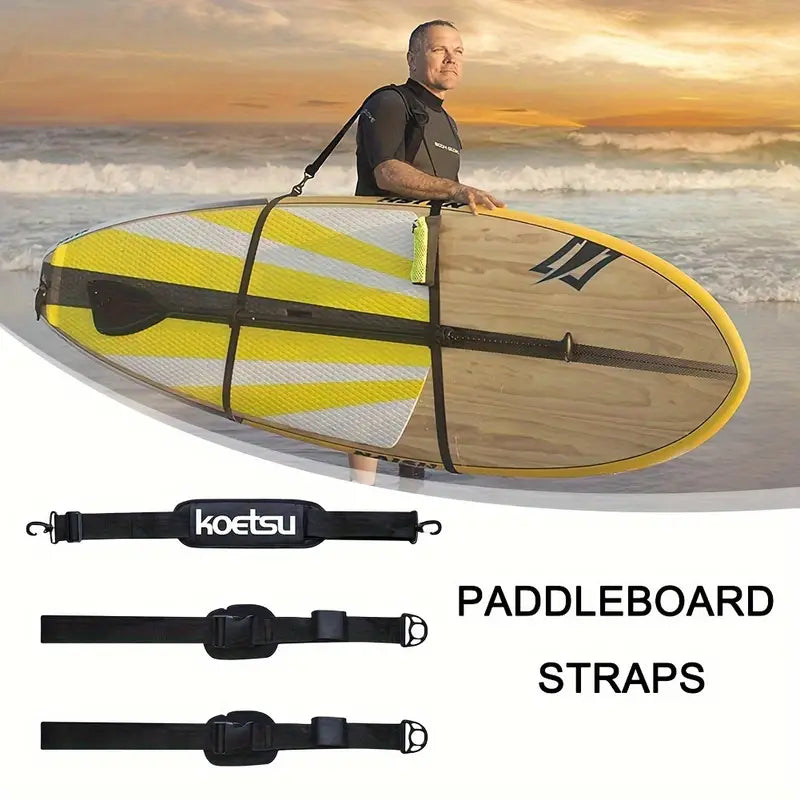 KOETSU Comfort Carry SUP Strap – Adjustable Hands-Free Board Transport Accessory