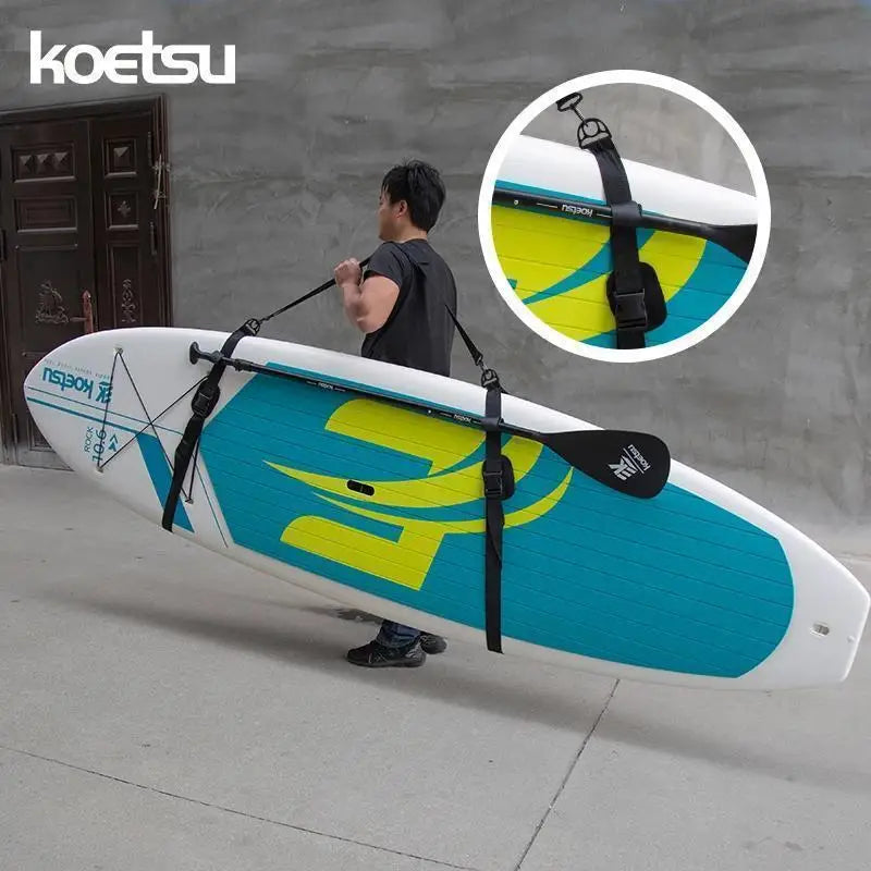 KOETSU Comfort Carry SUP Strap – Adjustable Hands-Free Board Transport Accessory